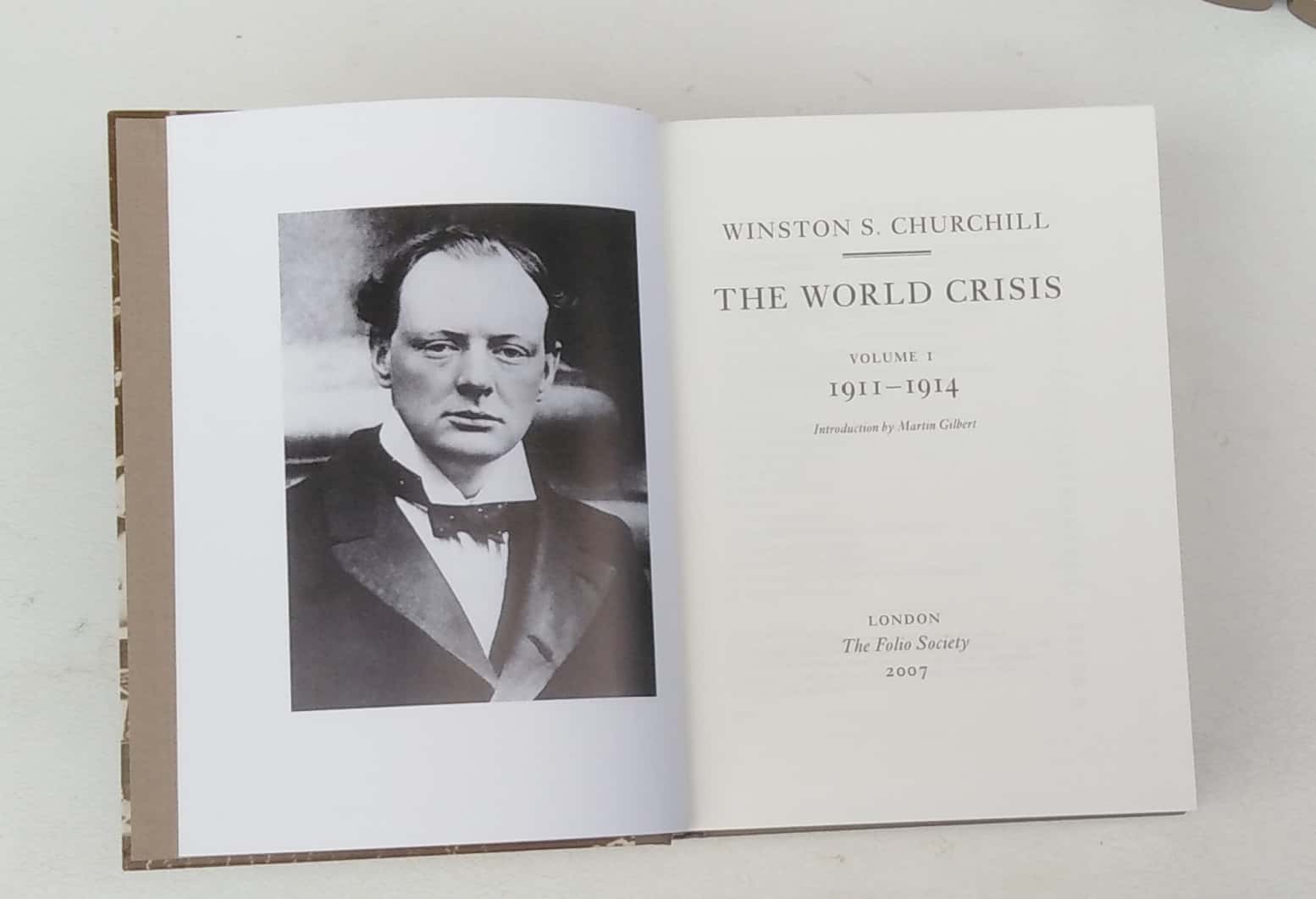 The World Crisis 5 Volume Set in Slipcase. Winston S. Churchill. Folio Society, 2007